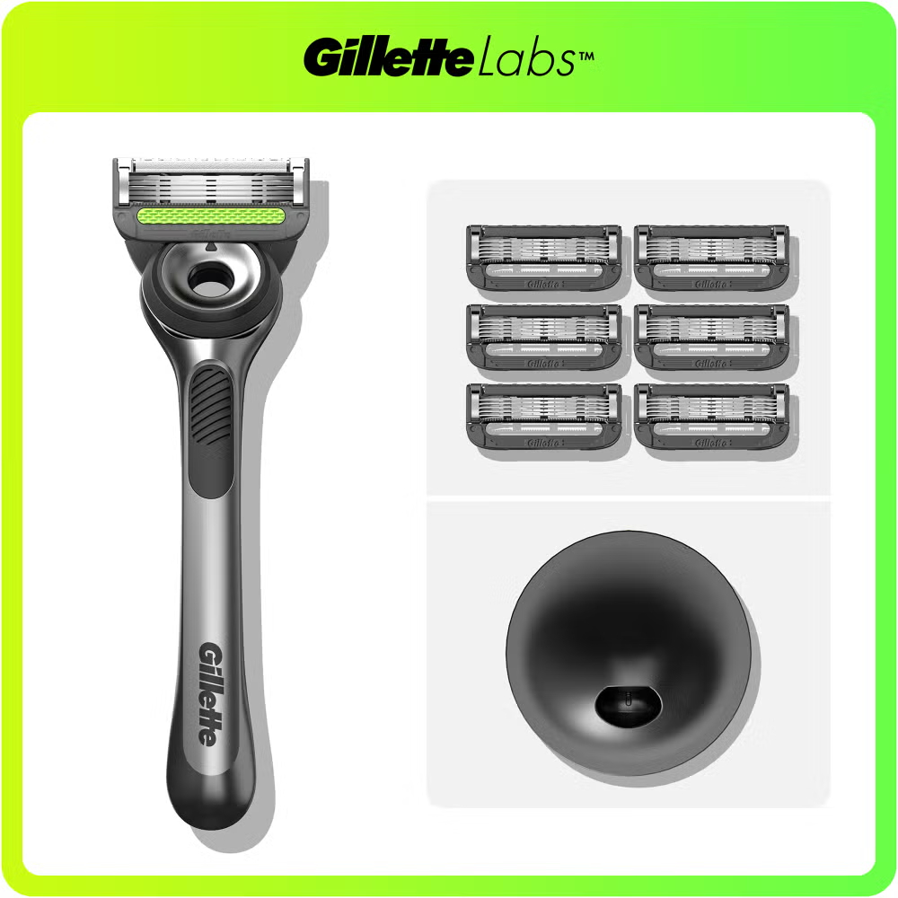 Gillette Labs Razor Silver Edition Value Pack Image 1